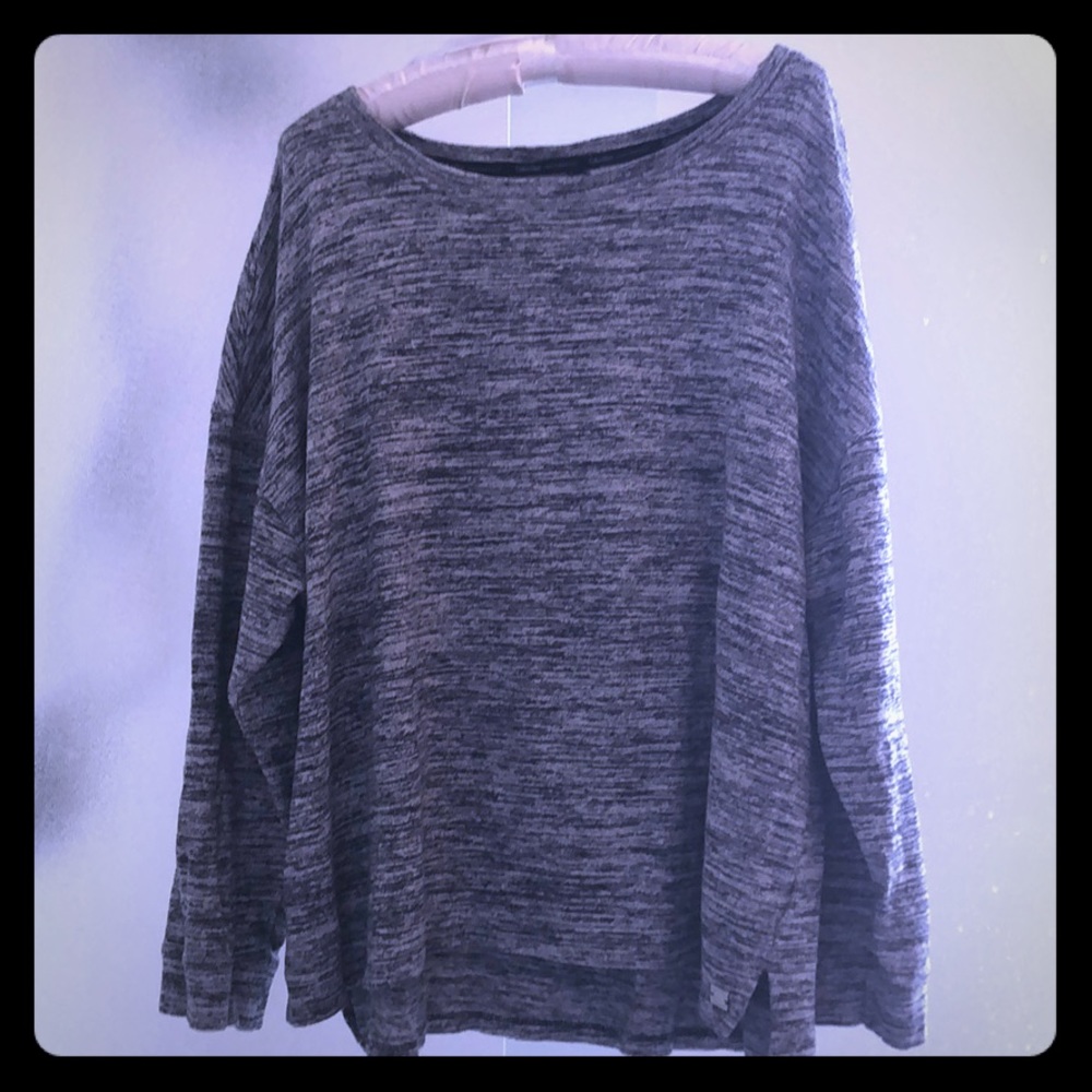 Calvin Klein Performance Knit Grey Heather Top